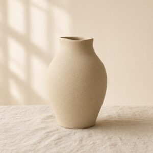 Keramikvase Luna in Sand